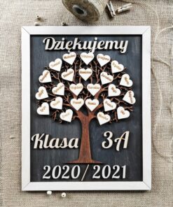 Pamiątka szkolna - Podziękowanie