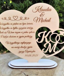 Statuetka podziękowanie - serce