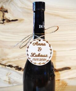 Zawieszka na butelkę - okrągła