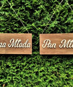 Tabliczki - Pan i Panna Młoda