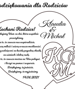 Alternative view of Statuetka podziękowanie - serce