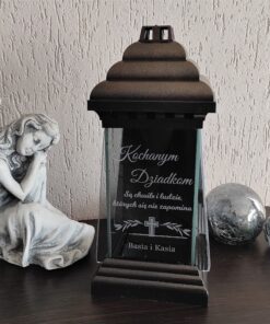 Personalizowany znicz z grawerem