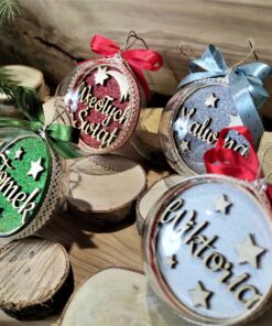 Personalizowana Bombka akrylowa 10 cm