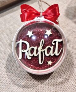 Alternative view of Personalizowana Bombka akrylowa 10 cm