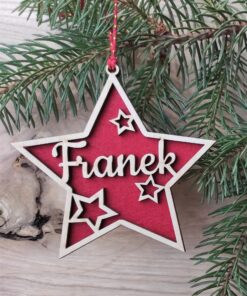 Personalizowana Zawieszka gwiazdka