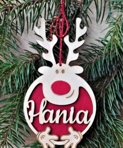 Personalizowana zawieszka Renifer