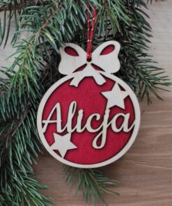 Personalizowana zawieszka bombka