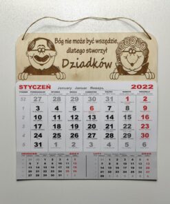 Kalendarz Dzień Dziadka / Babci 2026r.