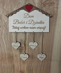 Alternative view of Zawieszka - Dom Babci / Dziadka (1-4 imiona)