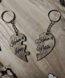 Brelok dzielony Serce