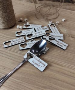 Alternative view of Winietki na sztućce ( białe)