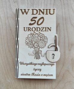 Urodzinowe pudełko na pieniądze