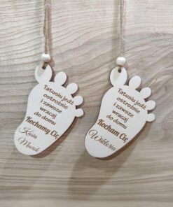 Zawieszka stópka - tato jedź ostrożnie