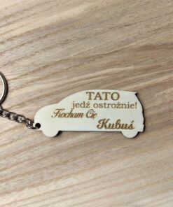 Brelok auto na Dzień Taty