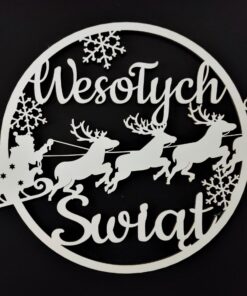 Alternative view of Świąteczna dekoracja na okno WESOŁYCH ŚWIĄT