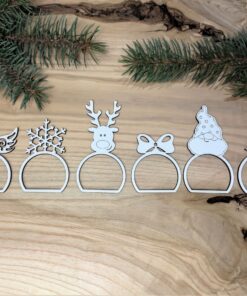 Świąteczne obręcze na chusteczki