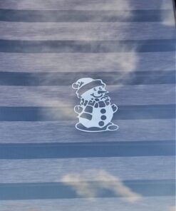 Świąteczna dekoracja na okno BAŁWANEK