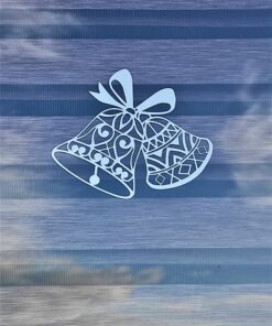 Świąteczna dekoracja na okno DZWONKI