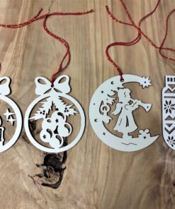 Zawieszki Świąteczne Zestaw 4szt.