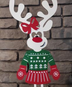 Pani Renifer dekoracja 40cm