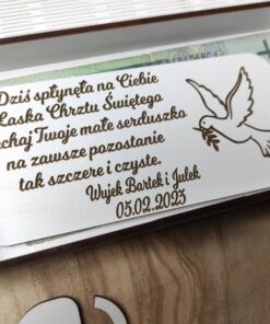 Alternative view of Pamiątka Chrztu- pudełko na pieniądze