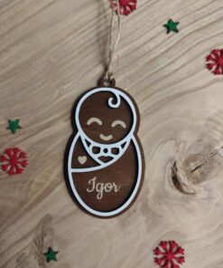 Zawieszka ciastko- chłopczyk bobas