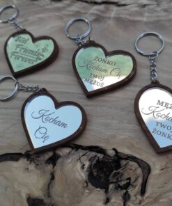 Alternative view of Brelok serce, złote lutro