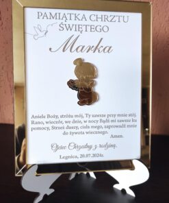 Alternative view of Obrazek- Pamiątka Chrztu Świętego