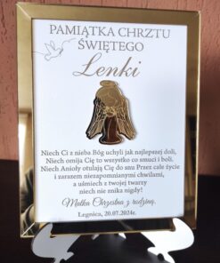 Obrazek- Pamiątka Chrztu Świętego