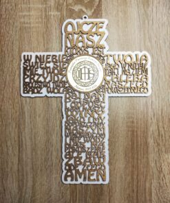 Krzyż z modlitwą- Pamiątka Pierwszej Komuni