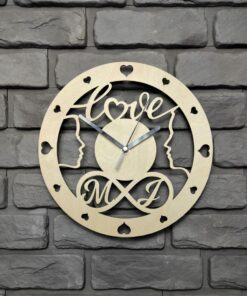 Alternative view of Zegar-personalizowany z inicjałami