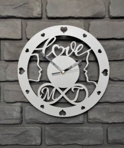 Zegar-personalizowany z inicjałami