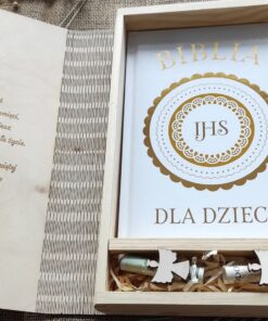 Alternative view of Pudełko Komunijne Książka z Biblią