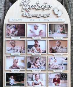 Tablica na 12 zdjęć, Pierwszy roczek